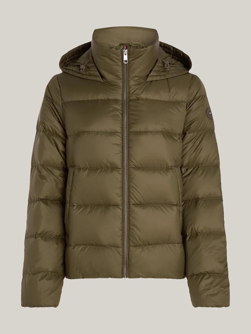 TOMMY HILFIGER - Piumino con finitura idrorelepellente
