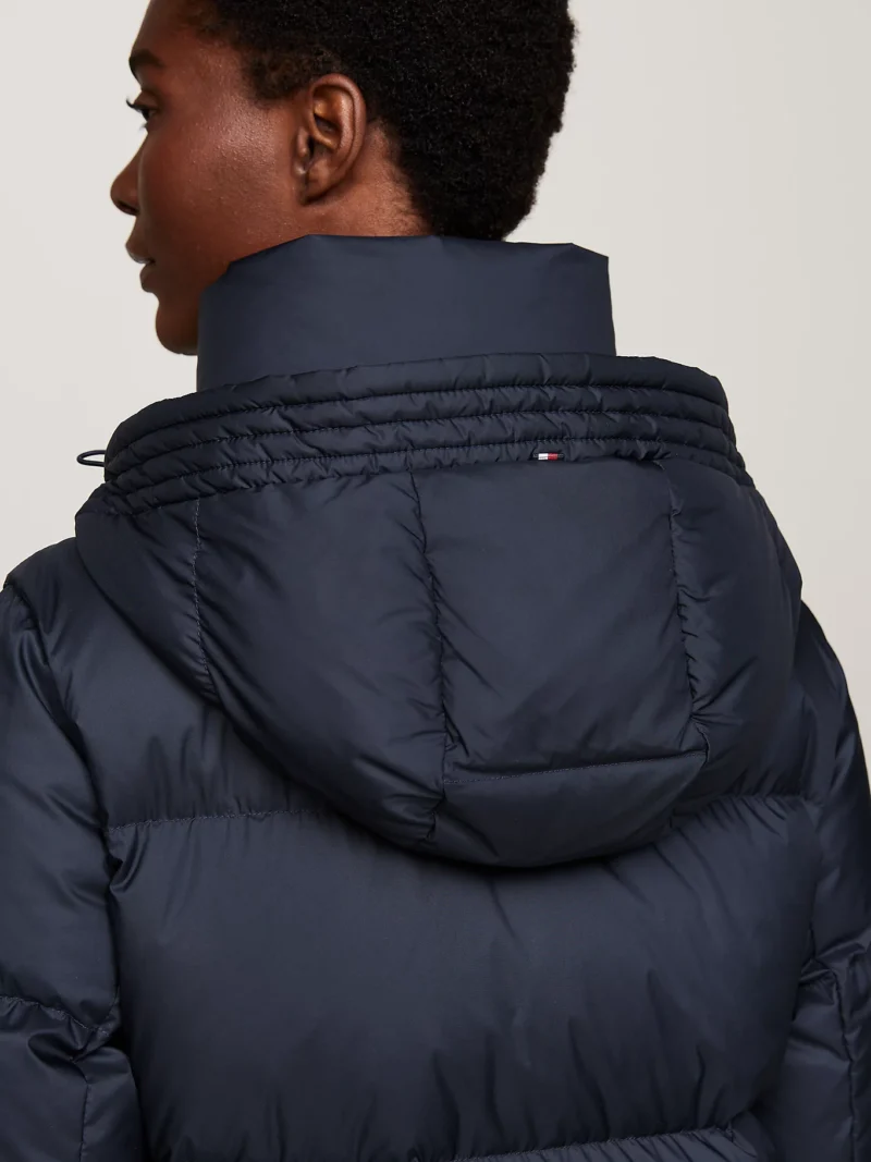 TOMMY HILFIGER - Piumino lungo idrorepellente - Blu