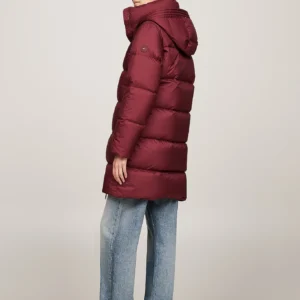 WW0WW43583_VLP_alternate3 TOMMY HILFIGER - Piumino lungo idrorepellente - Bordeaux