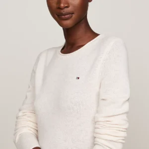 TOMMY HILFIGER - Mini vestito pullover in pura lana