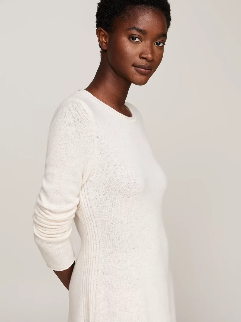 TOMMY HILFIGER - Mini vestito pullover in pura lana
