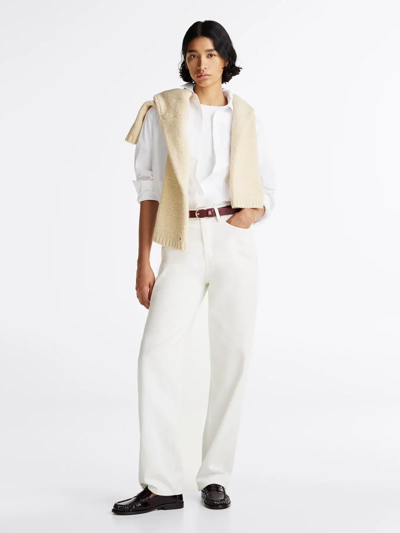 TOMMY HILFIGER - Camicia oversize in popeline