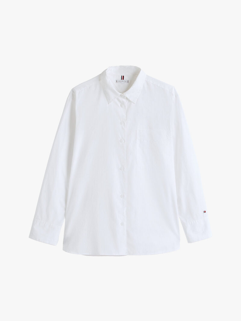 TOMMY HILFIGER - Camicia oversize in popeline