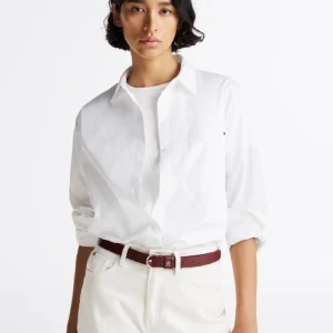 TOMMY HILFIGER - Camicia oversize in popeline