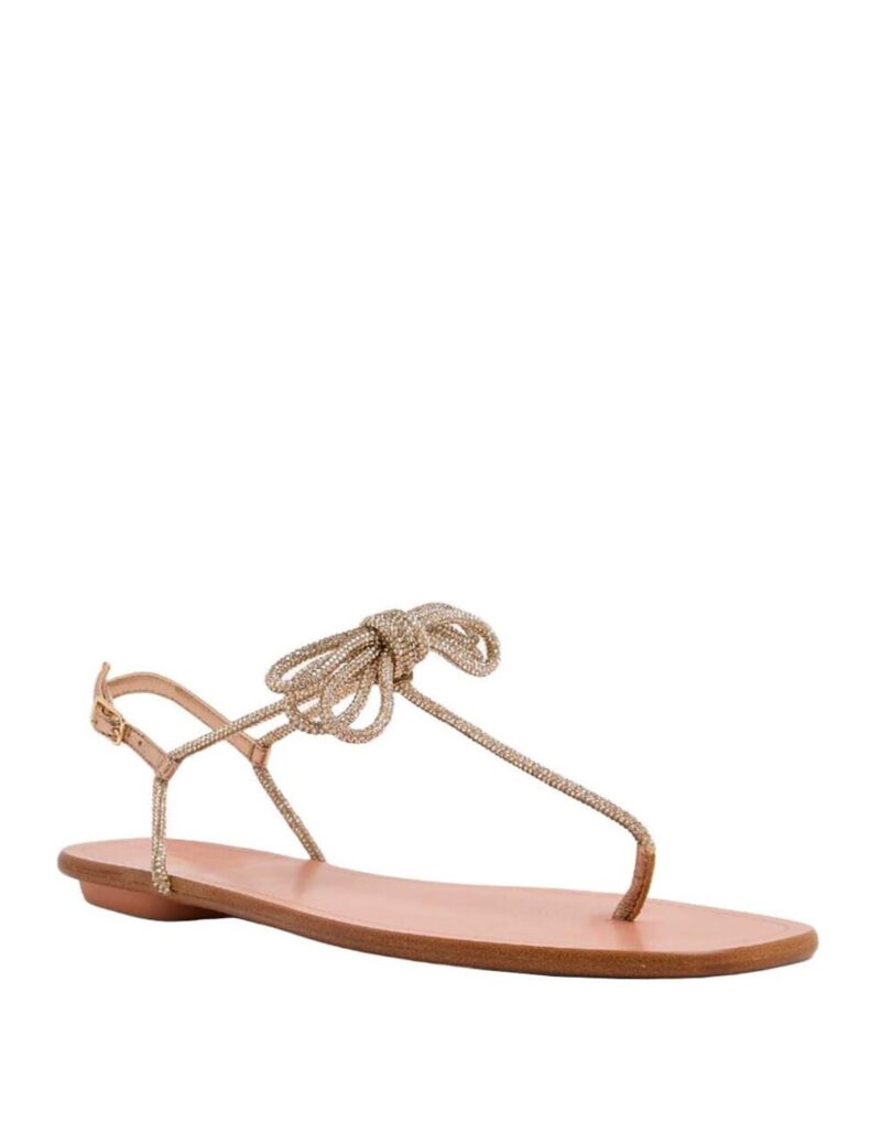 AQUAZZURA, CAPRI NIGHTS SANDAL FLAT - Sandali