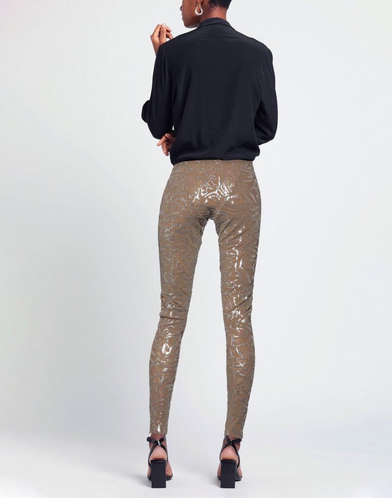 POSTER GIRL - Leggings - Marrone con Paillettes