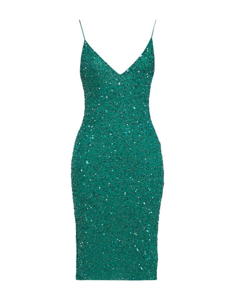 RETROFÊTE - Tubino con Perline - Verde