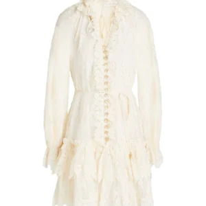 ZIMMERMANN - Vestito corto - Crema