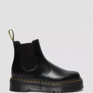 Dr.Martens - Stivaletti Chelsea Platform Quad 2976 in pelle Smooth