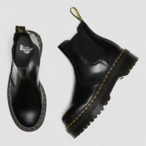 Dr.Martens - Stivaletti Chelsea Platform Quad 2976 in pelle Smooth