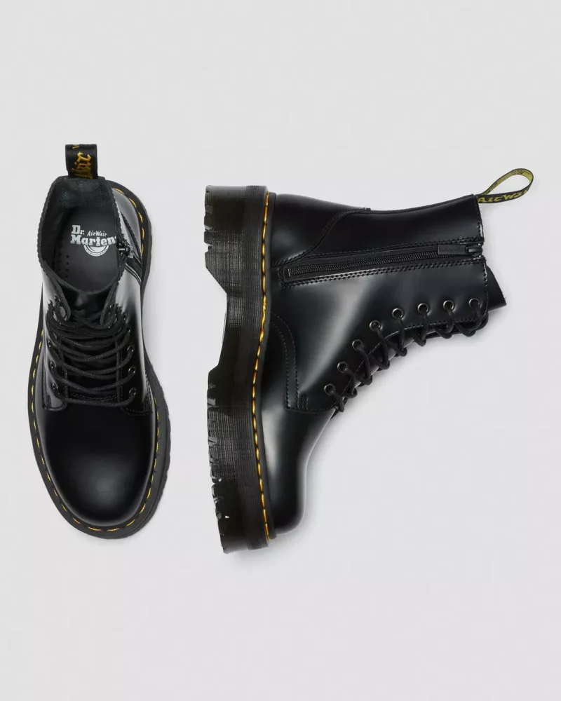 Dr.Martens - Stivali platform Jadon in pelle Smooth