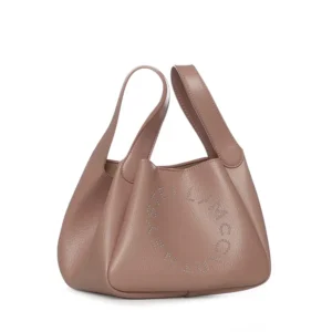Stella McCartney Borsa doppio manico2 Stella McCartney - Borsa a tracolla con doppio manico superiore e logo