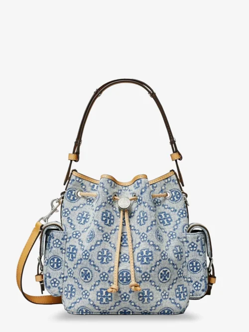 Tory Burch - Borsa a secchiello T-Monogram