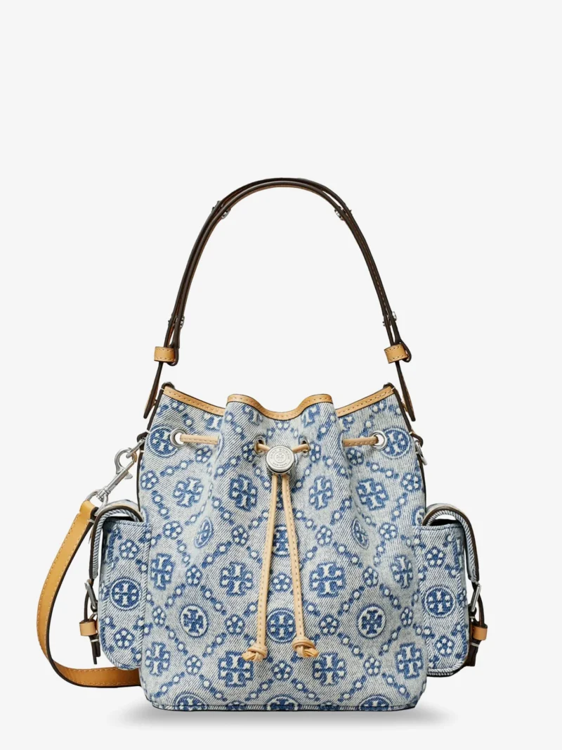 Tory Burch - Borsa a secchiello T-Monogram
