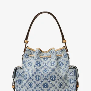 Tory Burch - Borsa a secchiello T-Monogram