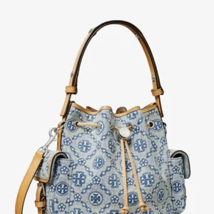 Tory Burch - Borsa a secchiello T-Monogram