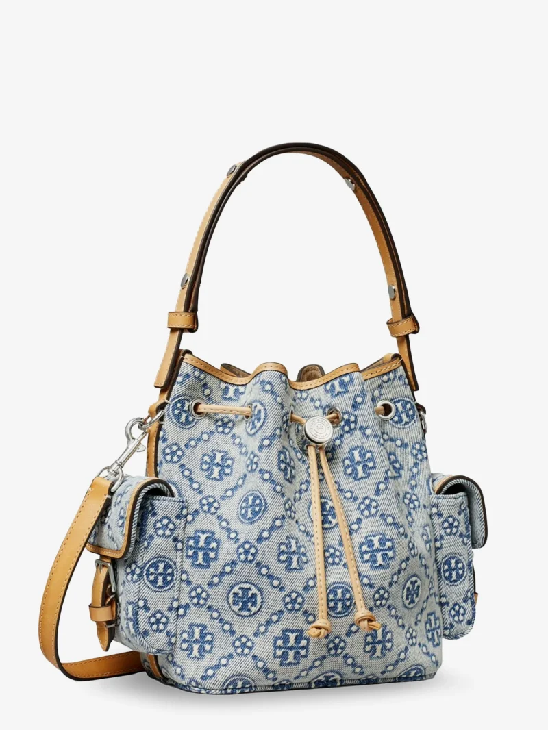 Tory Burch - Borsa a secchiello T-Monogram